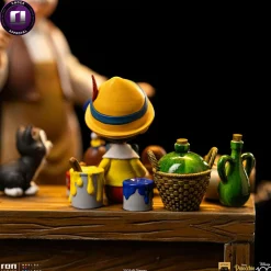 Pinocchio (1940) - Pinocchio, Geppetto & Jiminy Cricket Deluxe 1/10th Scale Statue