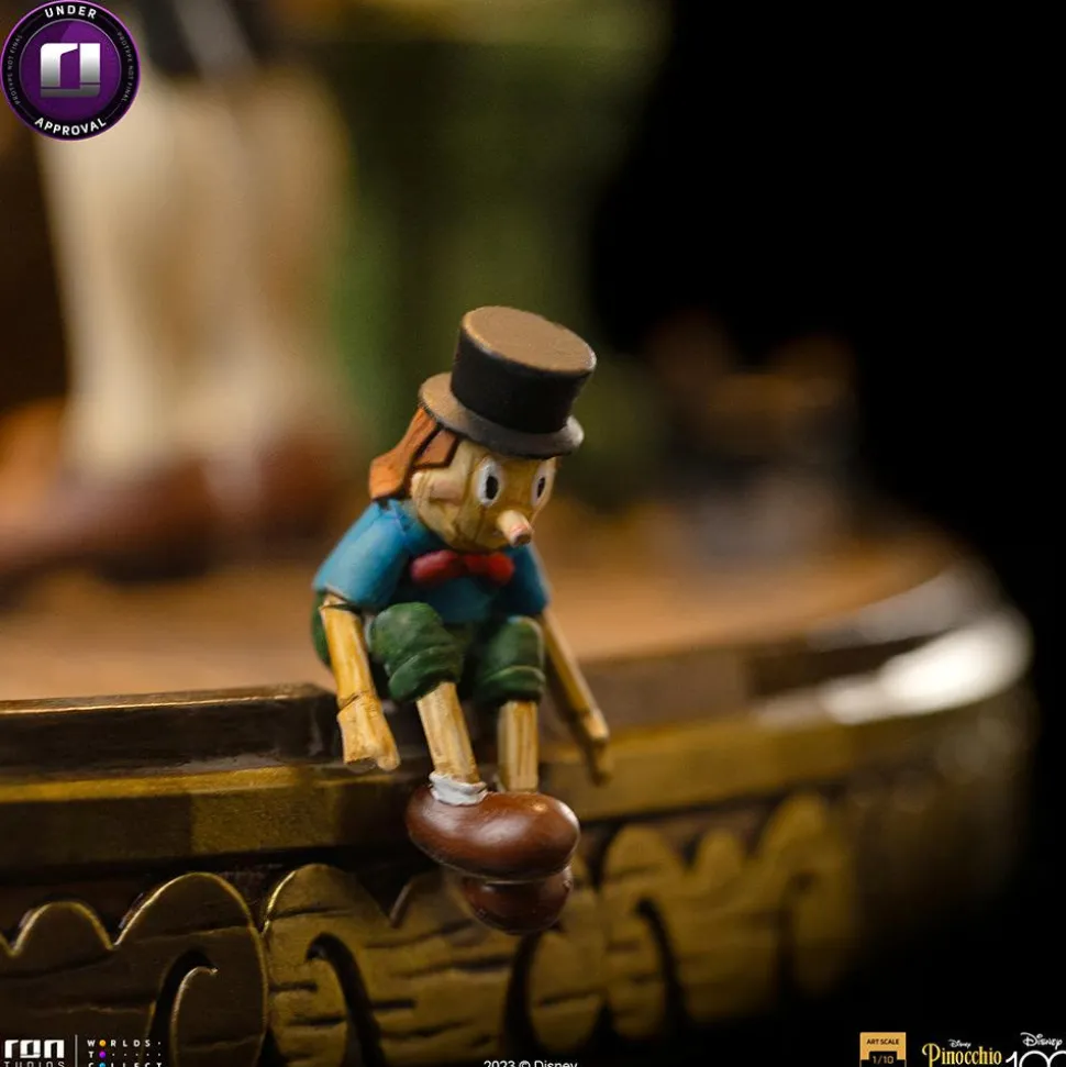 Pinocchio (1940) - Pinocchio, Geppetto & Jiminy Cricket Deluxe 1/10th Scale Statue