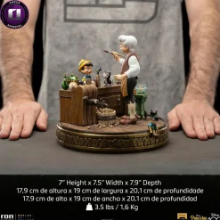 Pinocchio (1940) - Pinocchio, Geppetto & Jiminy Cricket Deluxe 1/10th Scale Statue