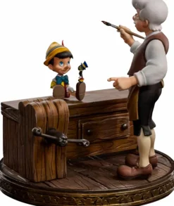 Pinocchio (1940) - Pinocchio, Geppetto & Jiminy Cricket 1/10th Scale Statue