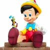 Pinocchio (1940) - Pinocchio with Jiminy Cricket Master Craft 11” Statue