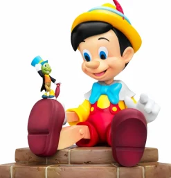 Pinocchio (1940) - Pinocchio with Jiminy Cricket Master Craft 11” Statue