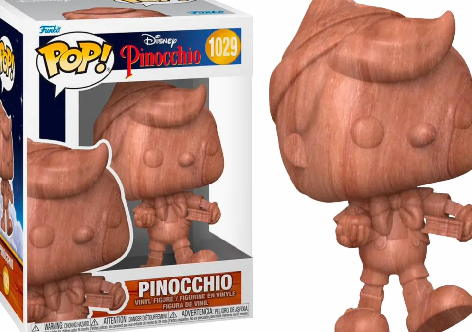 Pinocchio (1940) - Pinocchio Wood Deco Pop! Vinyl Figure