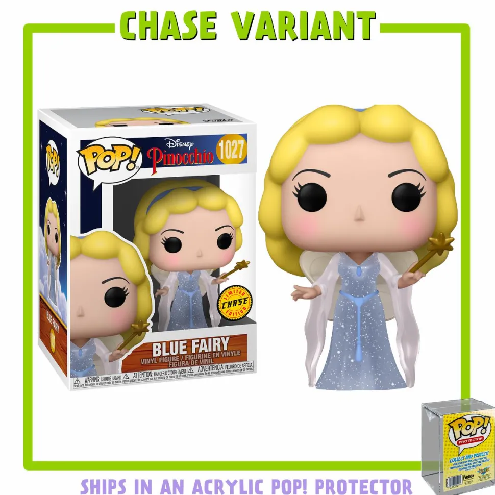 Pinocchio - Blue Fairy 80th Anniversary Pop! Vinyl Figure in Acrylic Pop! Protector (Chase Variant)