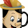 Pinocchio - Pinocchio Shaped Mug with Lid