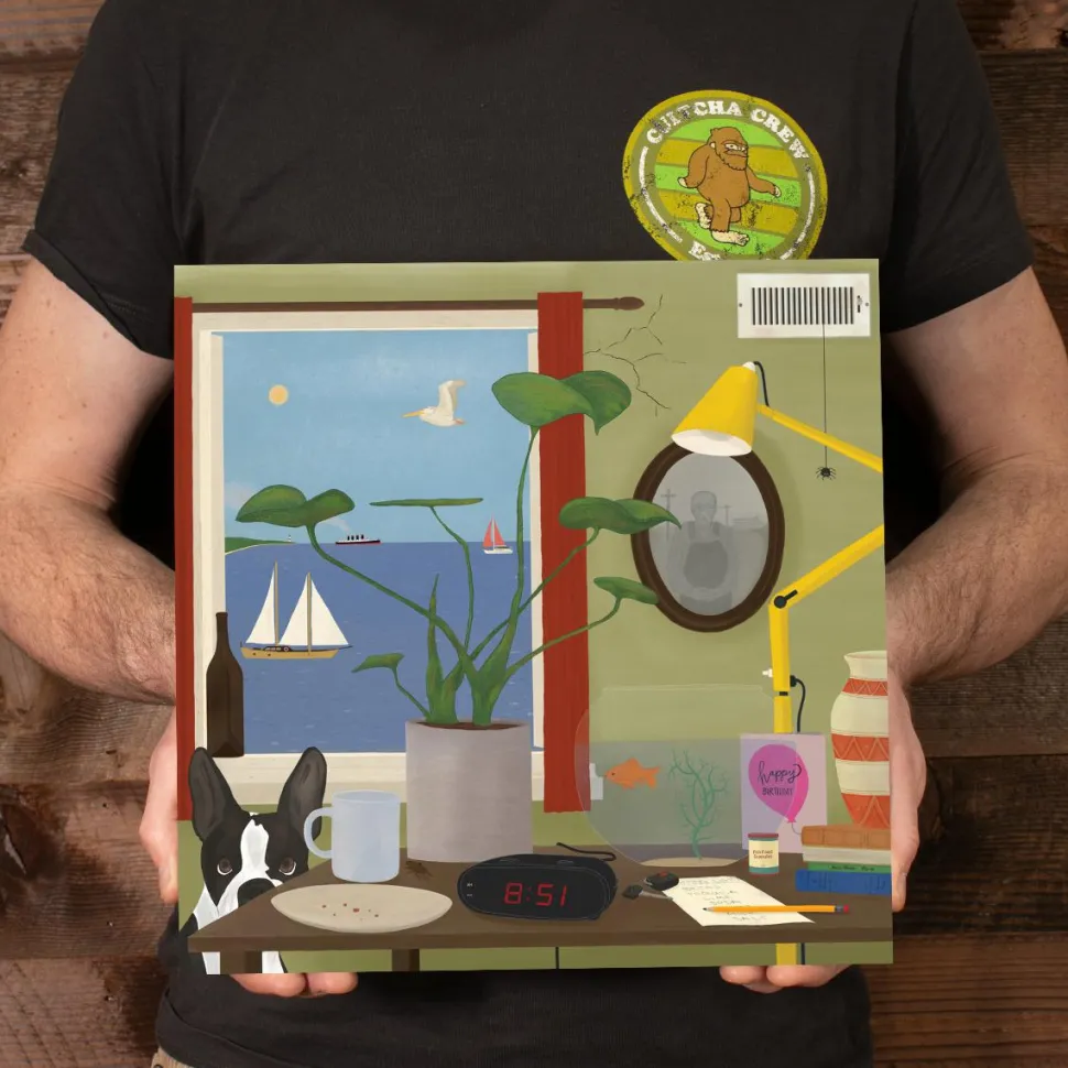 Pipe-Eye - Inside / Outside LP Vinyl Record (Hot Jam Donut Cream Coloured Vinyl)