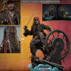 Pirates of the Caribbean: Dead Men Tell No Tales - Jack Sparrow (Artisan Edition) Deluxe 1/6th Scale Hot Toys Action Figure