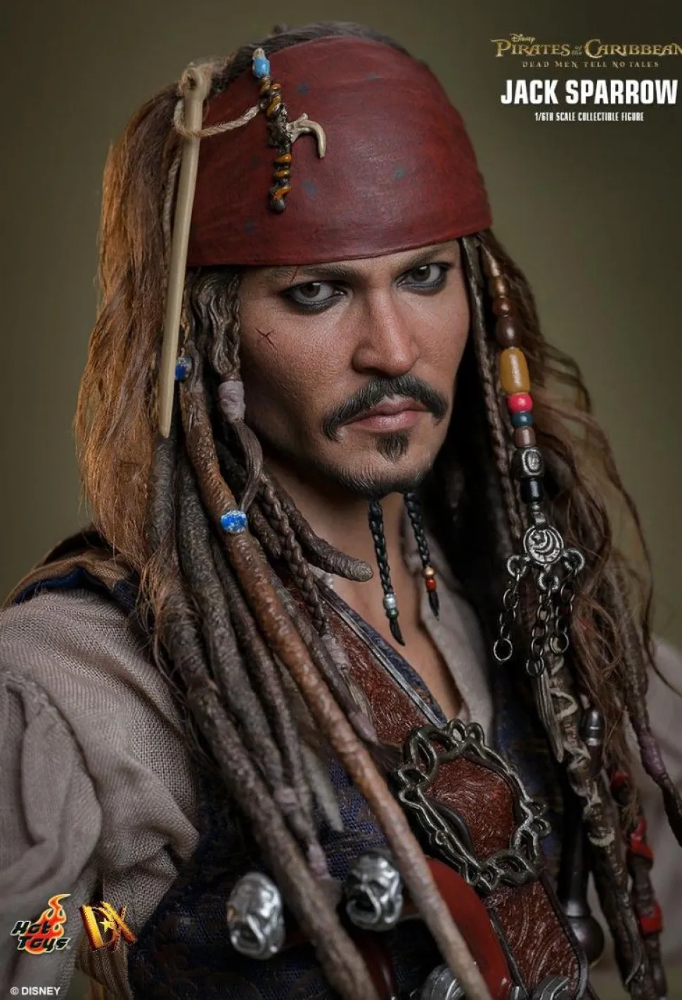 Pirates of the Caribbean: Dead Men Tell No Tales - Jack Sparrow 1/6th Scale Hot Toys Action Figure