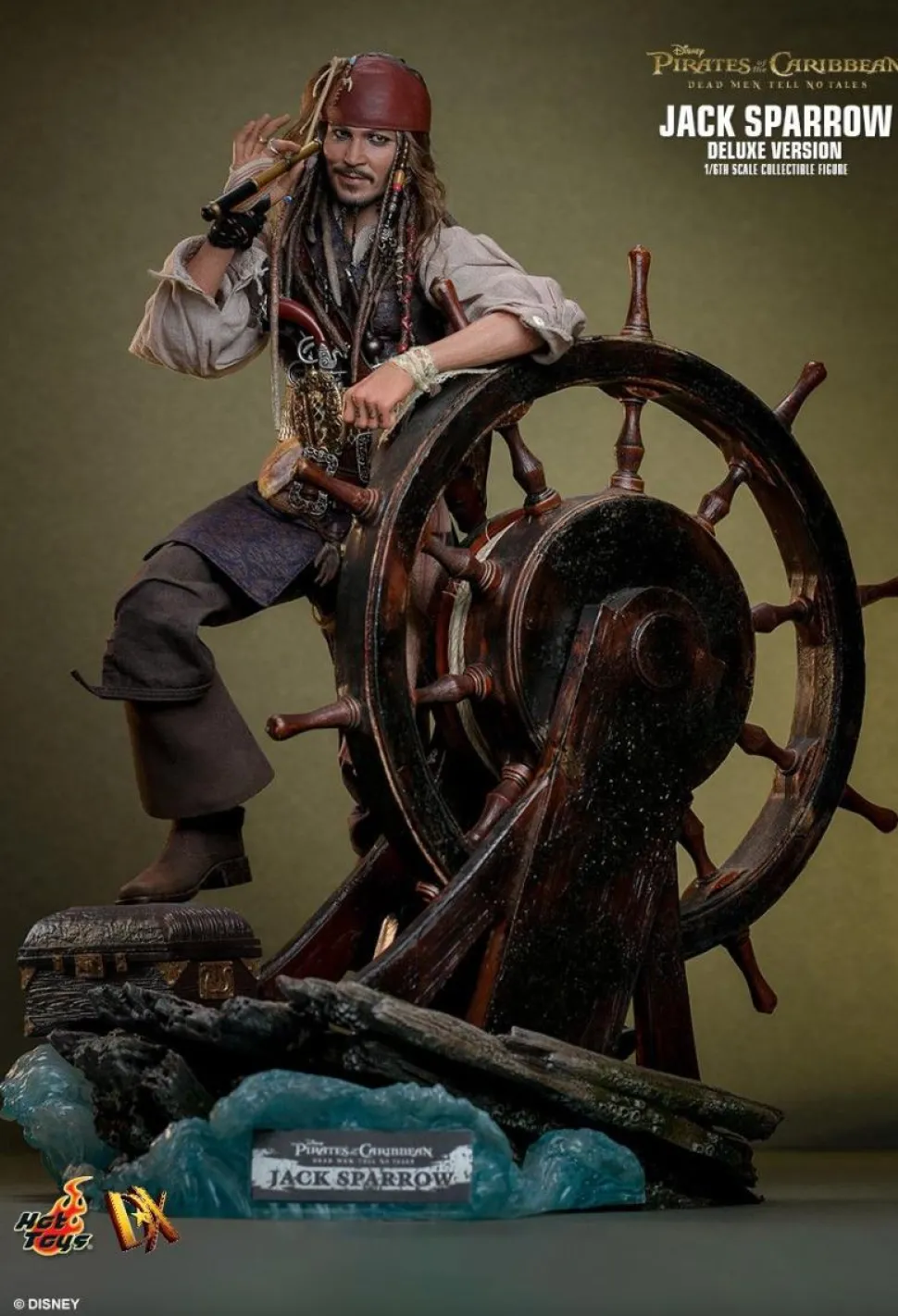 Pirates of the Caribbean: Dead Men Tell No Tales - Jack Sparrow Deluxe 1/6th Scale Hot Toys Action Figure