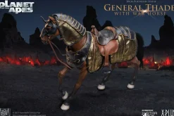 Planet of the Apes (2001) - General Thade & War Horse Deluxe 11” Statue