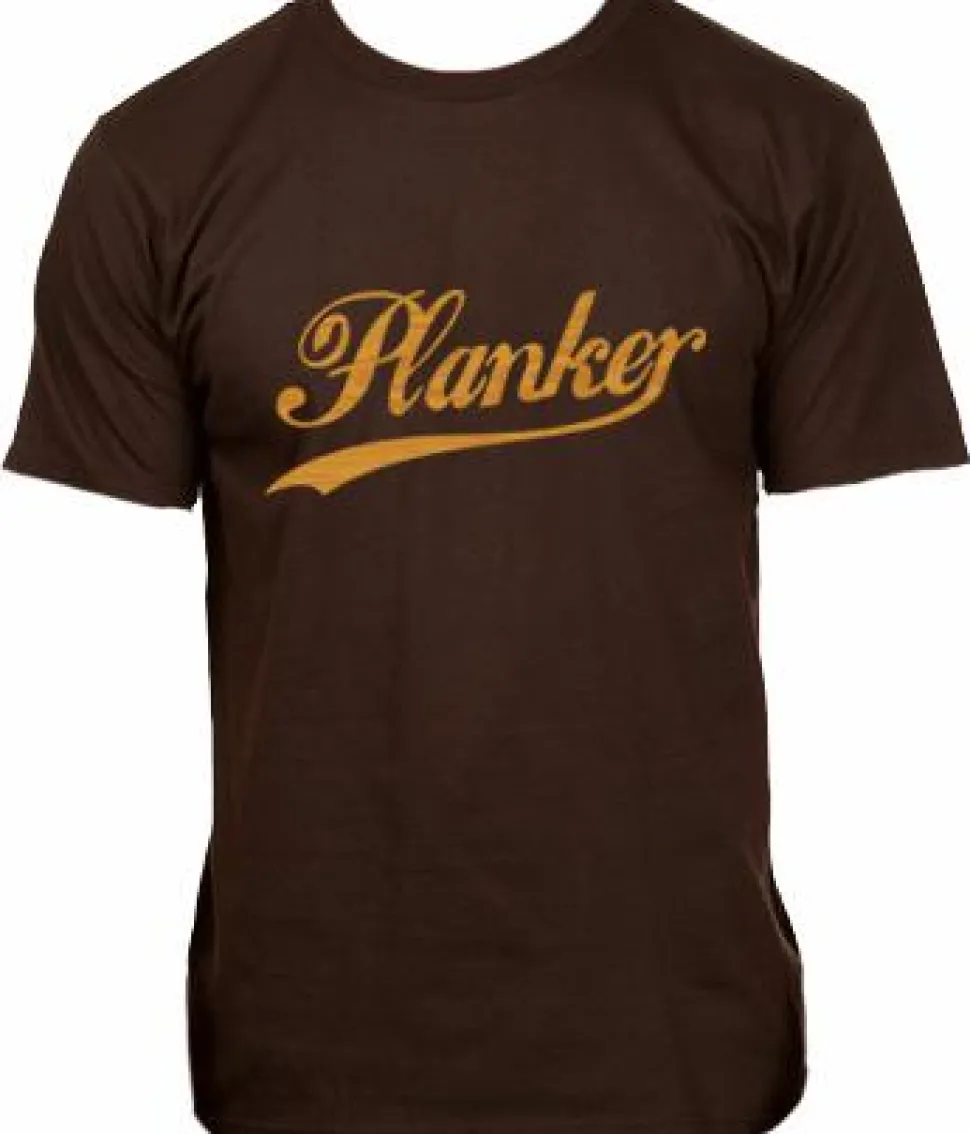 Planking - Planker Male T-Shirt (Chocolate & Woodgrain)