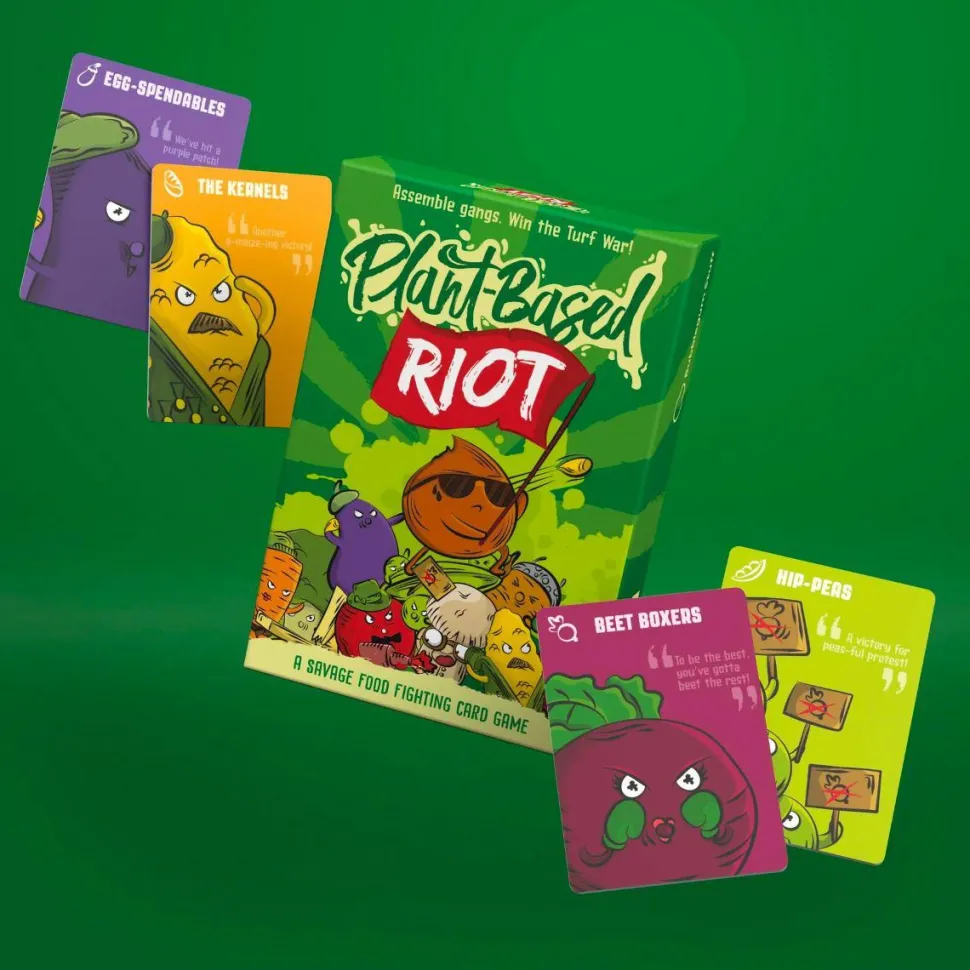 Plant-Based Riot - A Savage Food Fighting Card Game