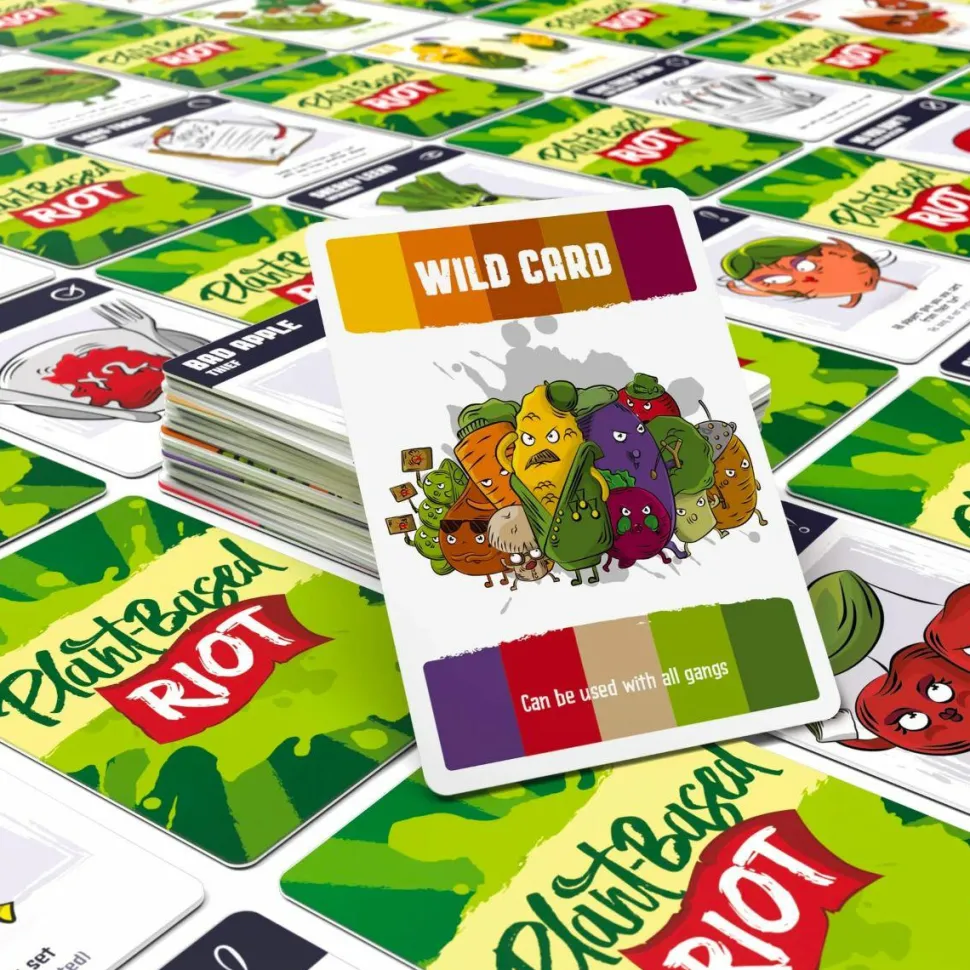 Plant-Based Riot - A Savage Food Fighting Card Game