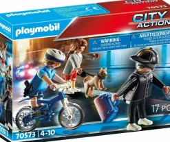 Playmobil: City Action - Police Bicycle with Thief (70573)