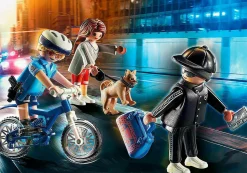 Playmobil: City Action - Police Bicycle with Thief (70573)