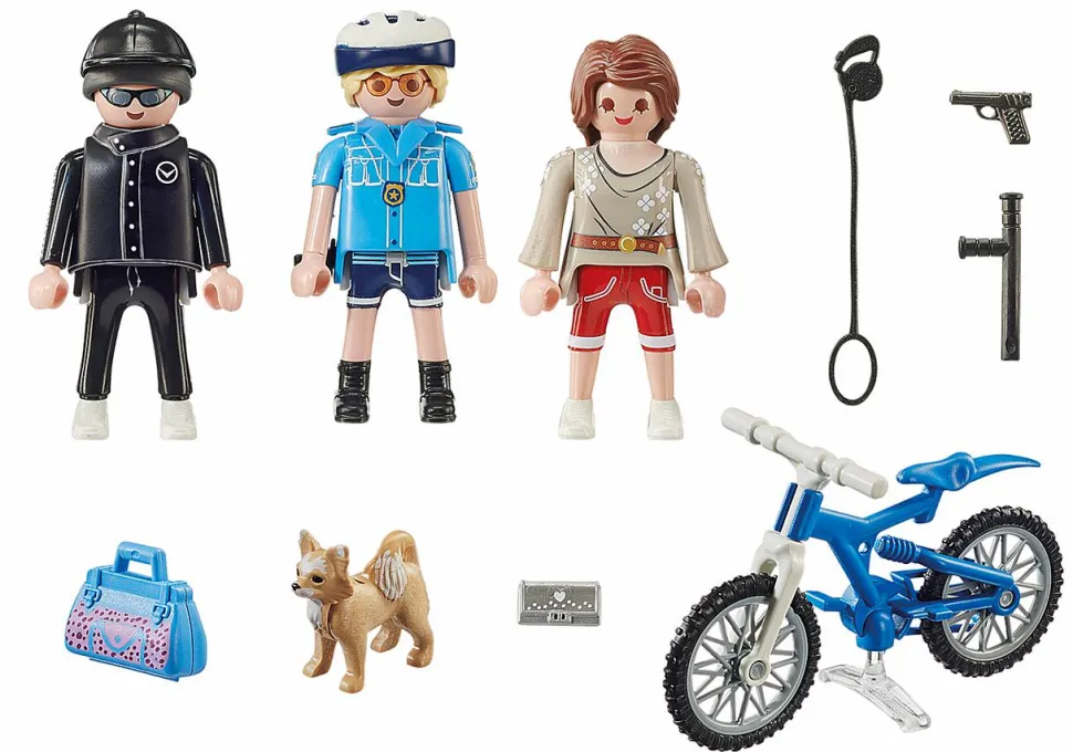 Playmobil: City Action - Police Bicycle with Thief (70573)