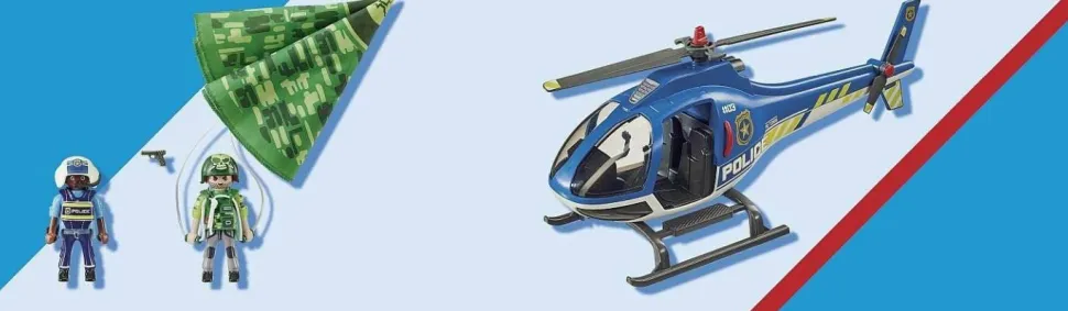 Playmobil: City Action - Police Parachute Search Playset (70569)