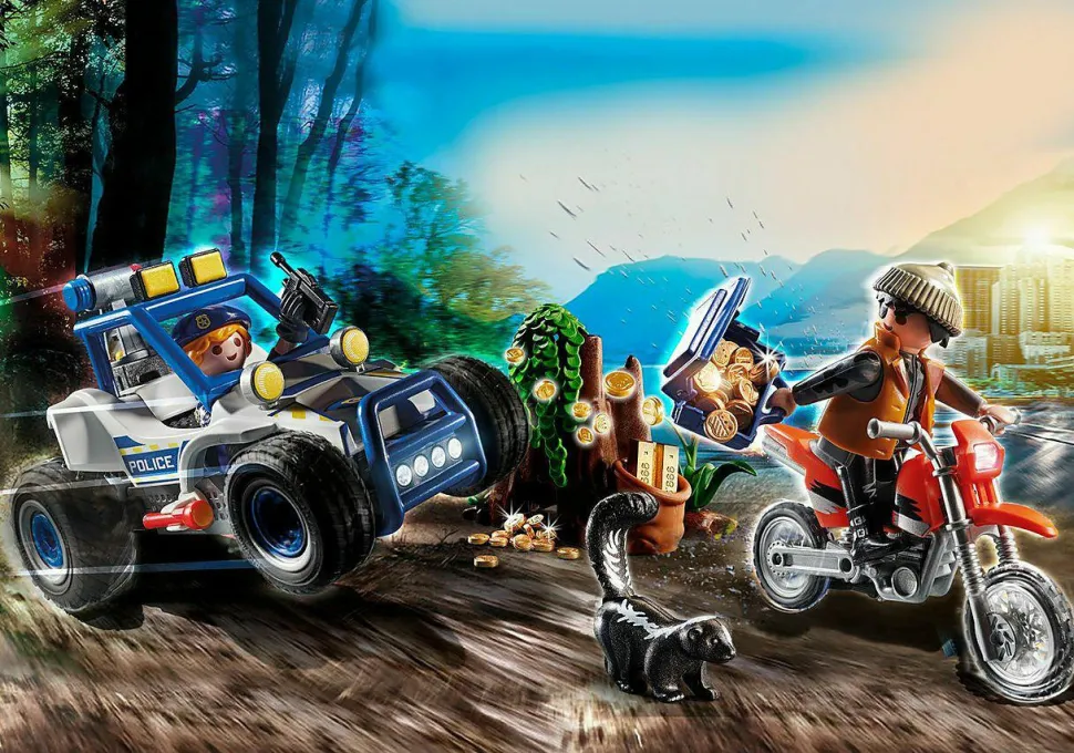 Playmobil: City Action - Police Off-Road Car with Jewel Thief (70570)