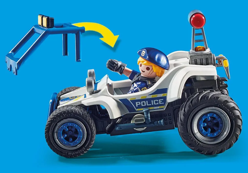 Playmobil: City Action - Police Off-Road Car with Jewel Thief (70570)