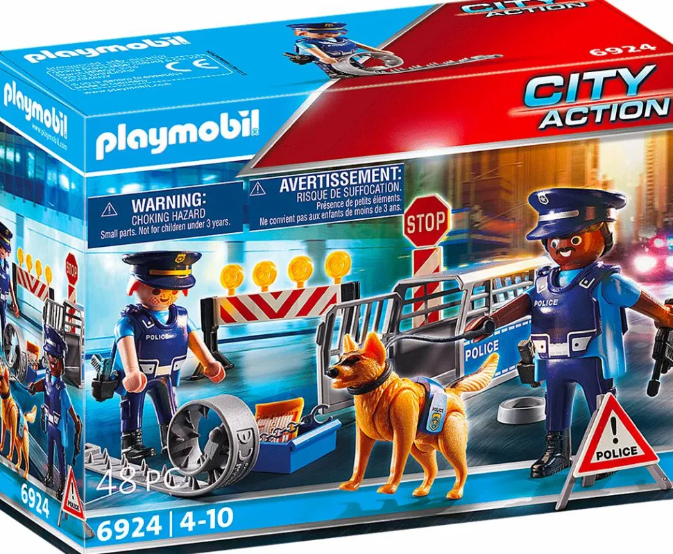 Playmobil: City Action - Police Roadblock Playset (6924)