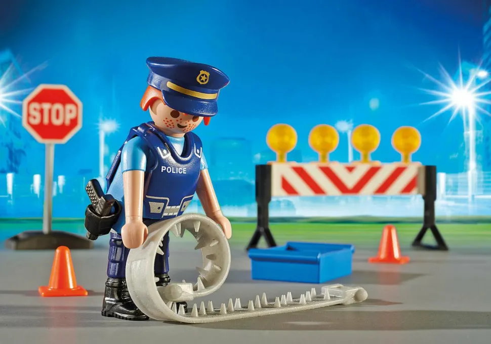 Playmobil: City Action - Police Roadblock Playset (6924)