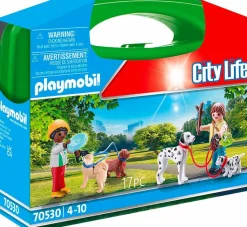 Playmobil: City Life - Puppy Playtime Carry Case Playset (70530)