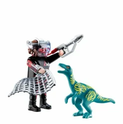 Playmobil: Dino Rise - Velociraptor with Dino Catcher (70693)