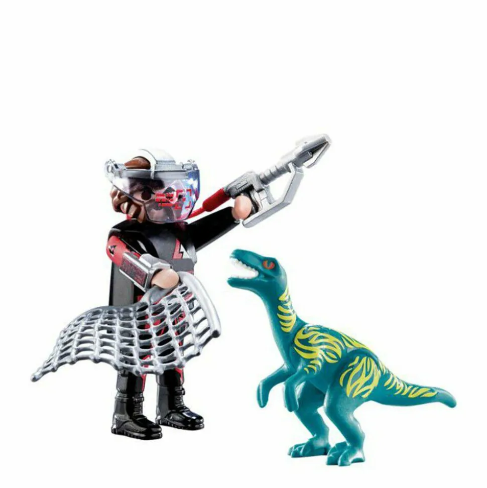 Playmobil: Dino Rise - Velociraptor with Dino Catcher (70693)
