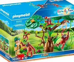 Playmobil: Family Fun - Orangutans with Tree Playset (70345)