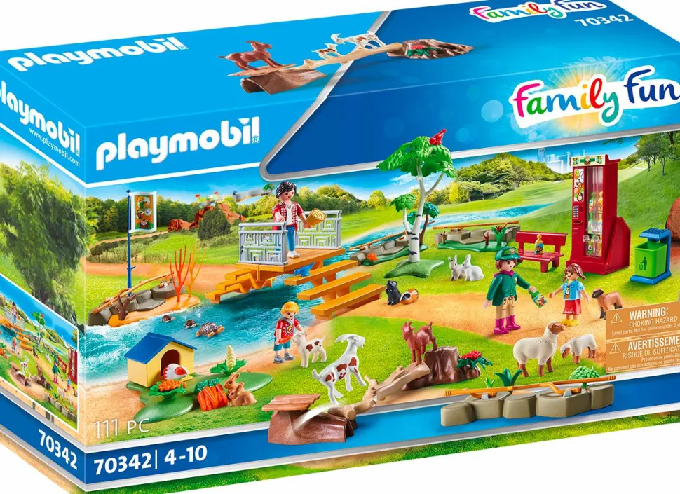 Playmobil: Family Fun - Petting Zoo Playset (70342)