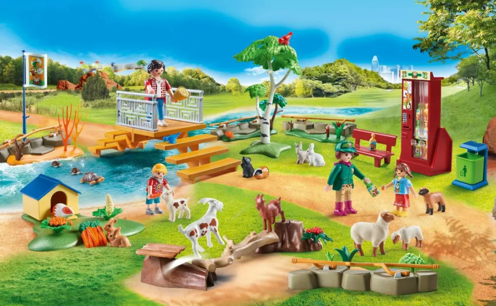 Playmobil: Family Fun - Petting Zoo Playset (70342)