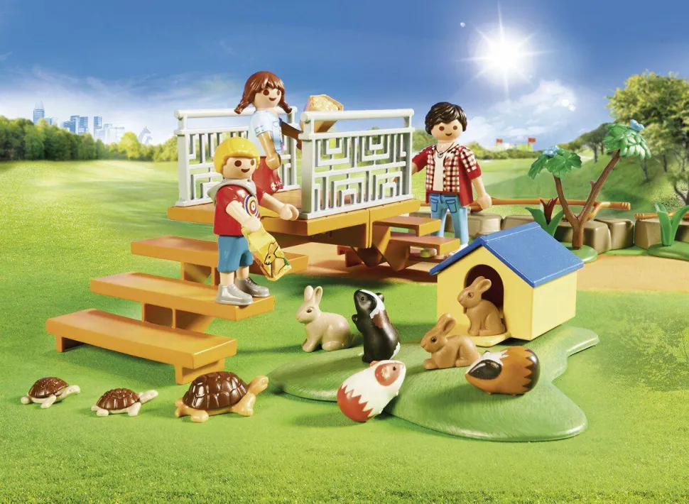 Playmobil: Family Fun - Petting Zoo Playset (70342)