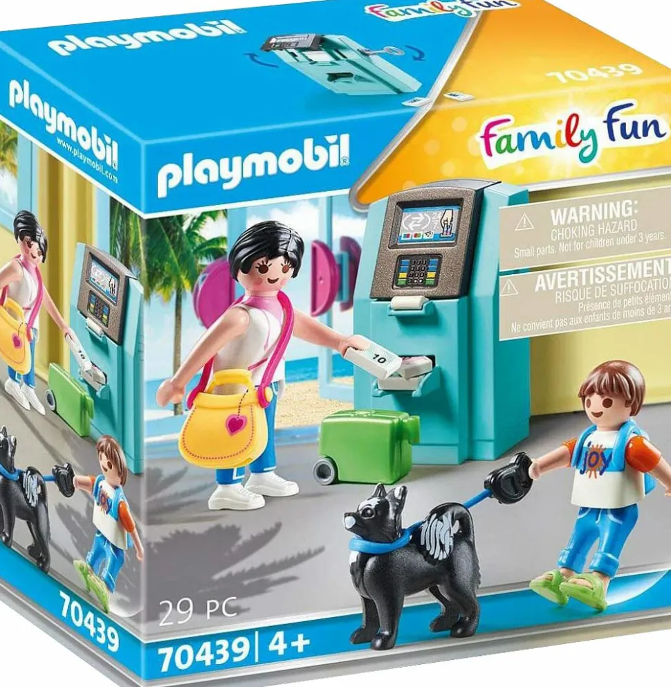 Playmobil: Family Fun - Tourists with ATM Playset (70439)