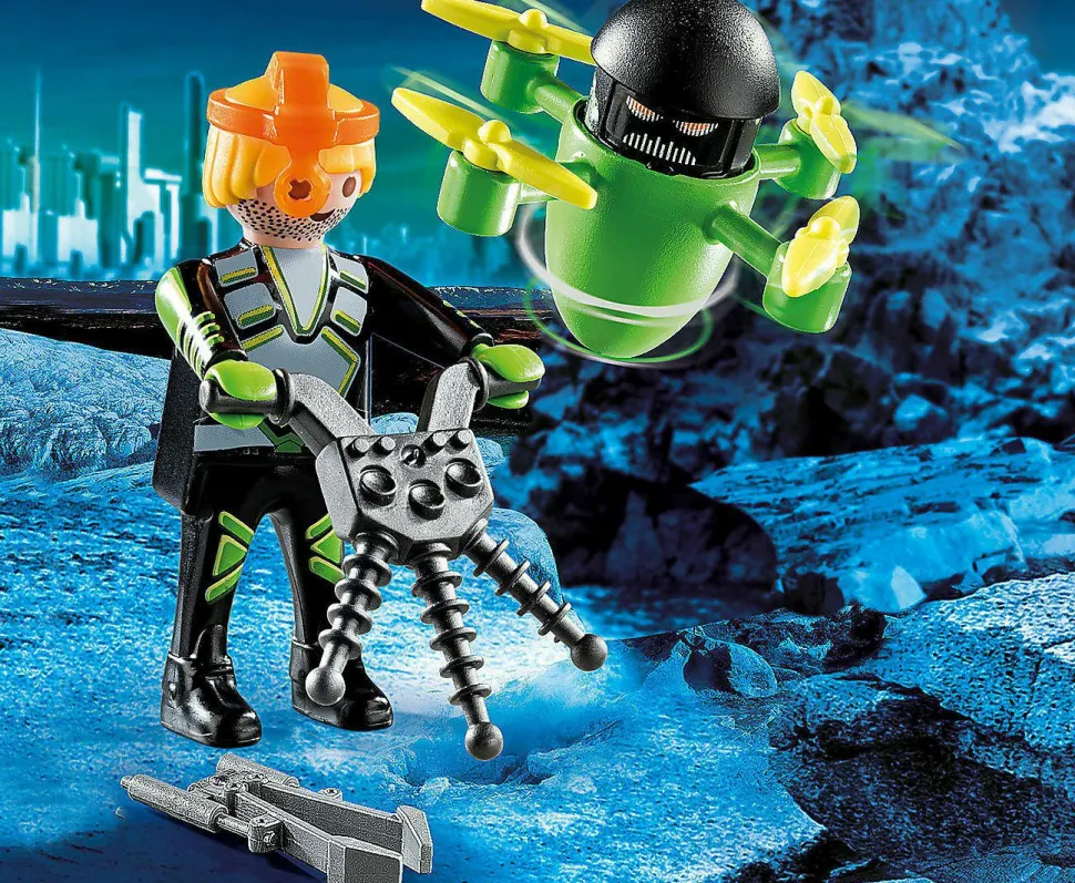 Playmobil: Top Agents - Agent with Drone Playset (70248)