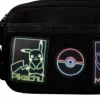 Pokemon - Pikachu & Mewtwo Glow in the Dark 5" Nylon Sling Bag with Coin Purse
