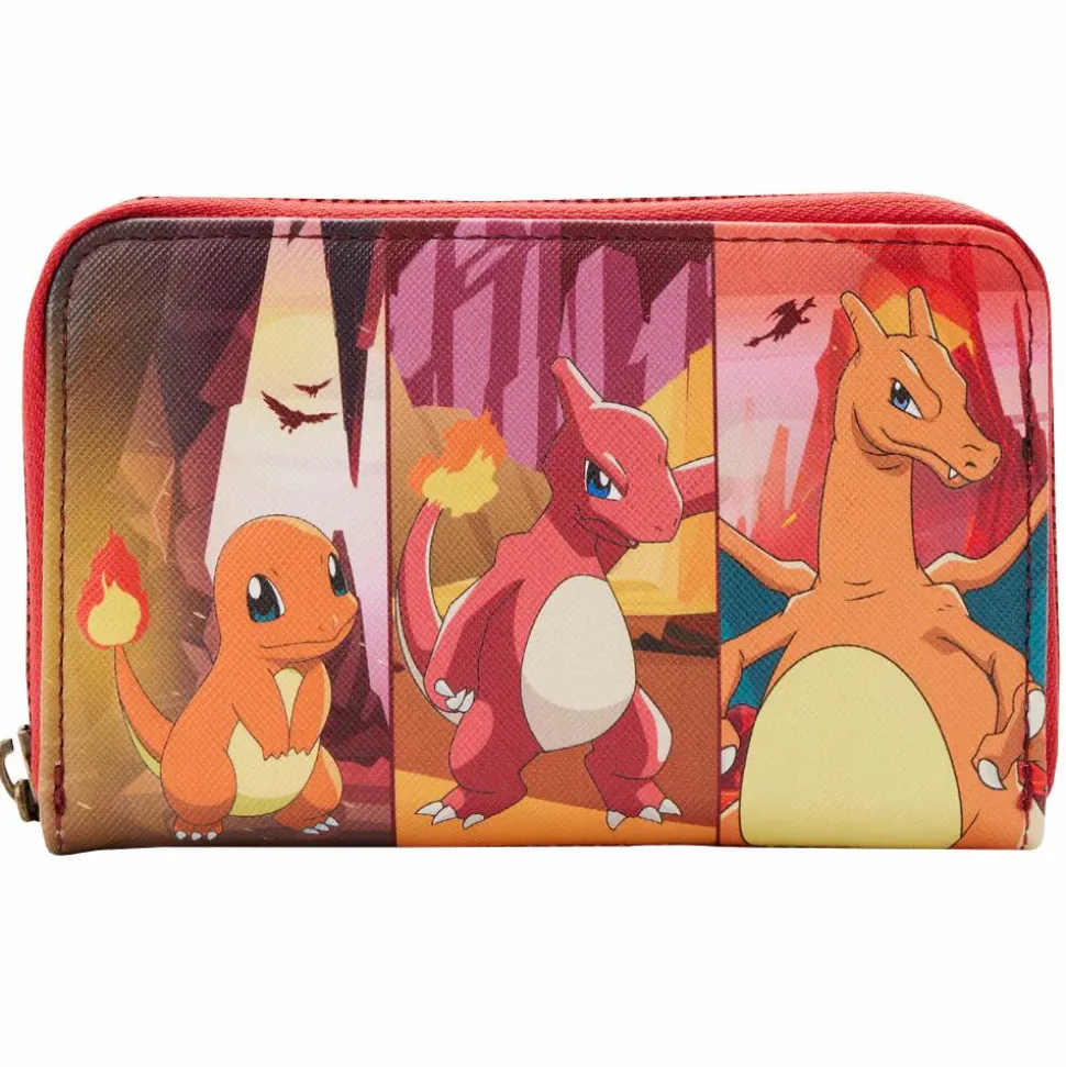 Pokemon - Charmander Evolutions 4” Faux Leather Zip-Around Wallet