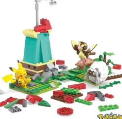 Pokemon - Countryside Windmill Mega Construx Building Block Construction Set (240 Pieces)