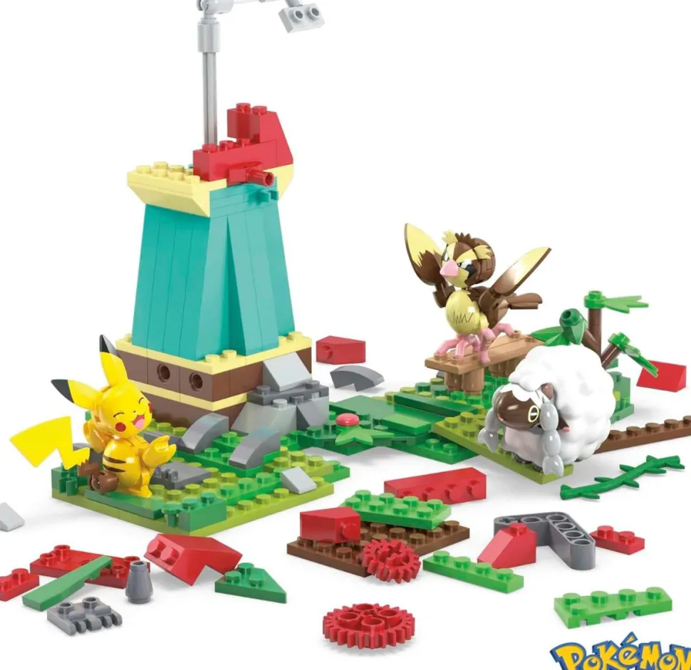 Pokemon - Countryside Windmill Mega Construx Building Block Construction Set (240 Pieces)