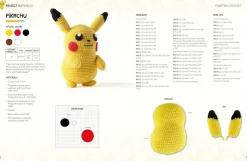 Pokemon - Crochet: Bring Your Favourite Pokemon to Life with 20 Cute Crochet Patterns Paperback Book