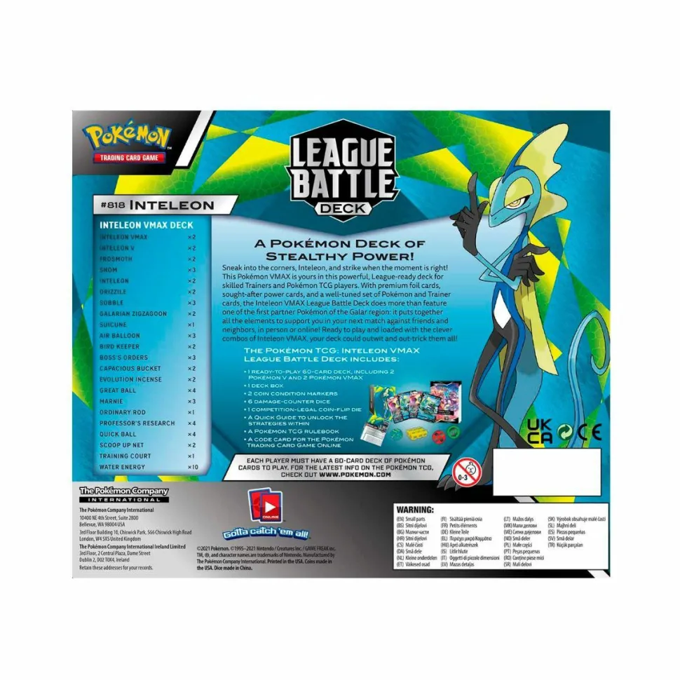 Pokemon - Inteleon VMax League Battle Deck