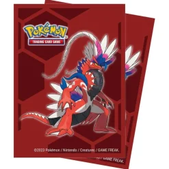 Pokemon - Koraidon ChromaFusion Standard Deck Protector Sleeves & Full View Deck Box Combo Pack