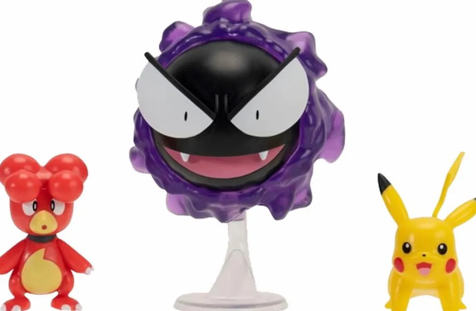 Pokemon - Magby + Gastly + Pikachu Battle Figure Set