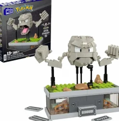 Pokemon - Mini Motion Geodude MEGA Building Block Construction Set (355 Pieces)