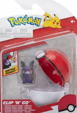 Pokemon - Morpeko + Poke Ball Clip ’N’ Go Poke Ball Set