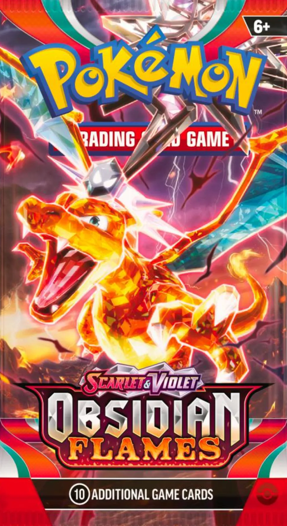 Pokemon - Scarlet & Violet 3 Obsidian Flames Booster Pack (10 Cards)