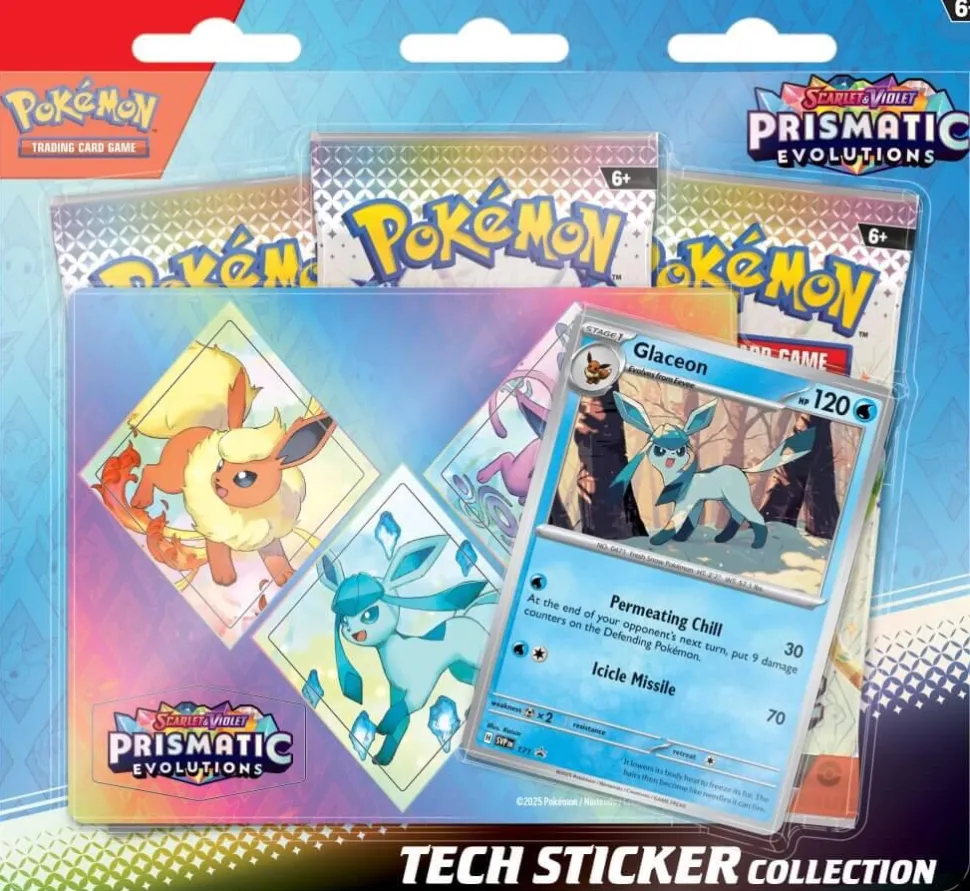 Pokemon - Scarlet & Violet 8.5 Prismatic Evolutions Tech Sticker Collection (Lucky Dip)