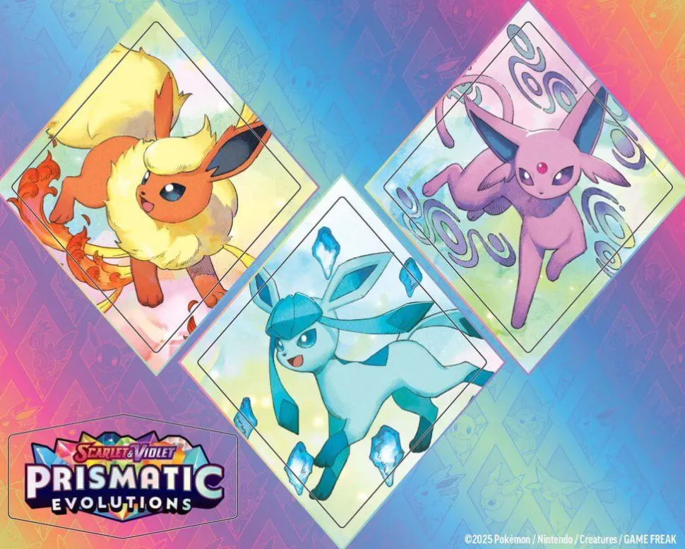 Pokemon - Scarlet & Violet 8.5 Prismatic Evolutions Tech Sticker Collection (Lucky Dip)