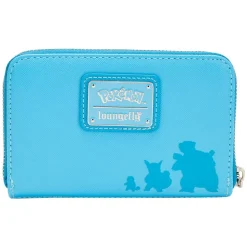 Pokemon - Squirtle Evolutions 4” Faux Leather Zip-Around Wallet