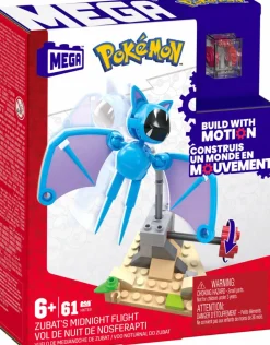Pokemon - Zubat's Midnight Flight Adventure Builder Mega Construx Construction Set (61 Pieces)