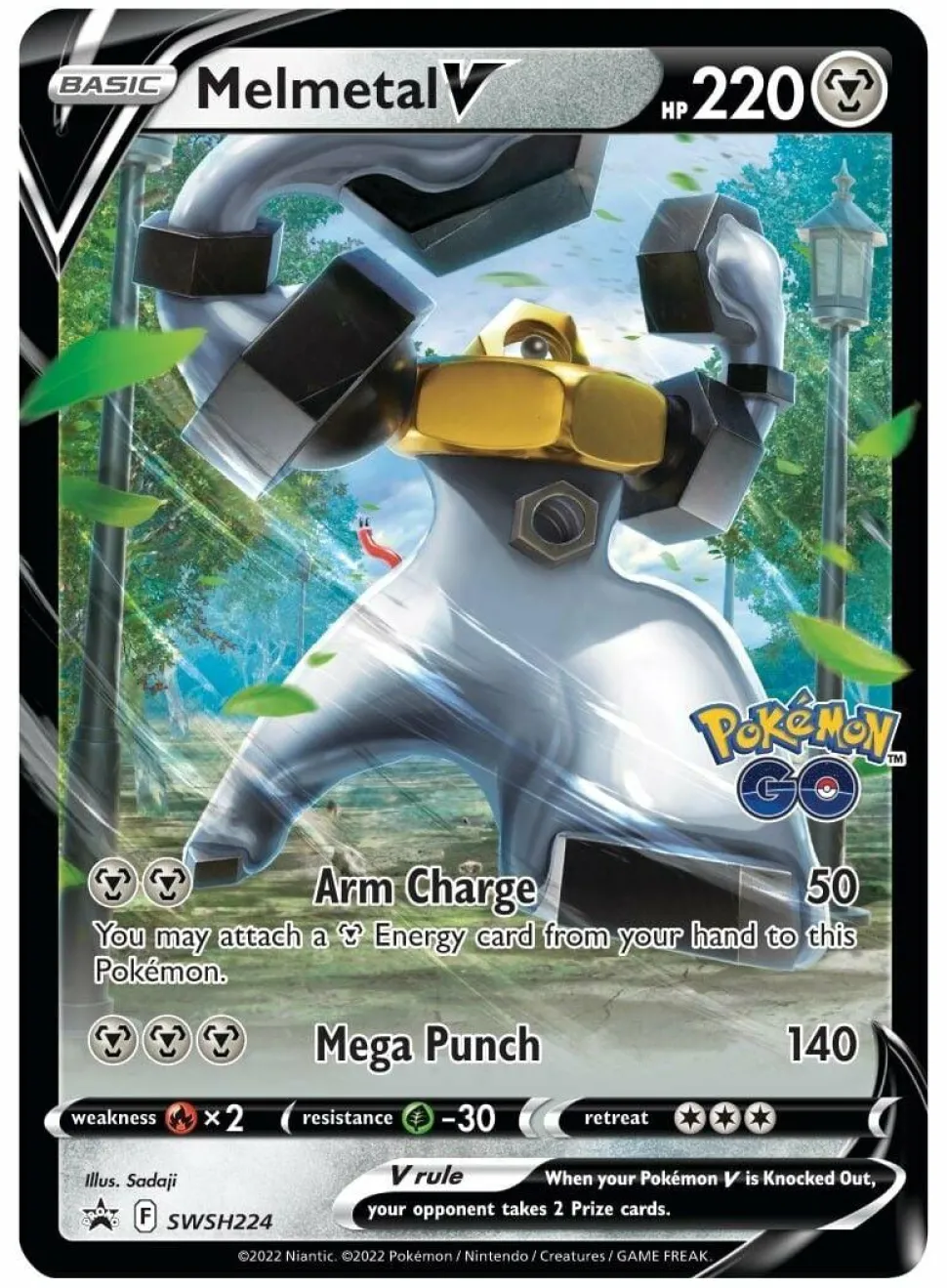 Pokemon GO - Melmetal V Battle Deck